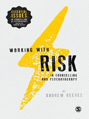 cover image of Working with Risk in Counselling and Psychotherapy